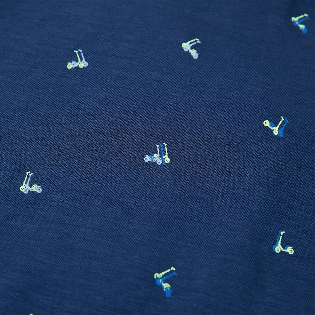 T-shirt para criança azul-escuro 104