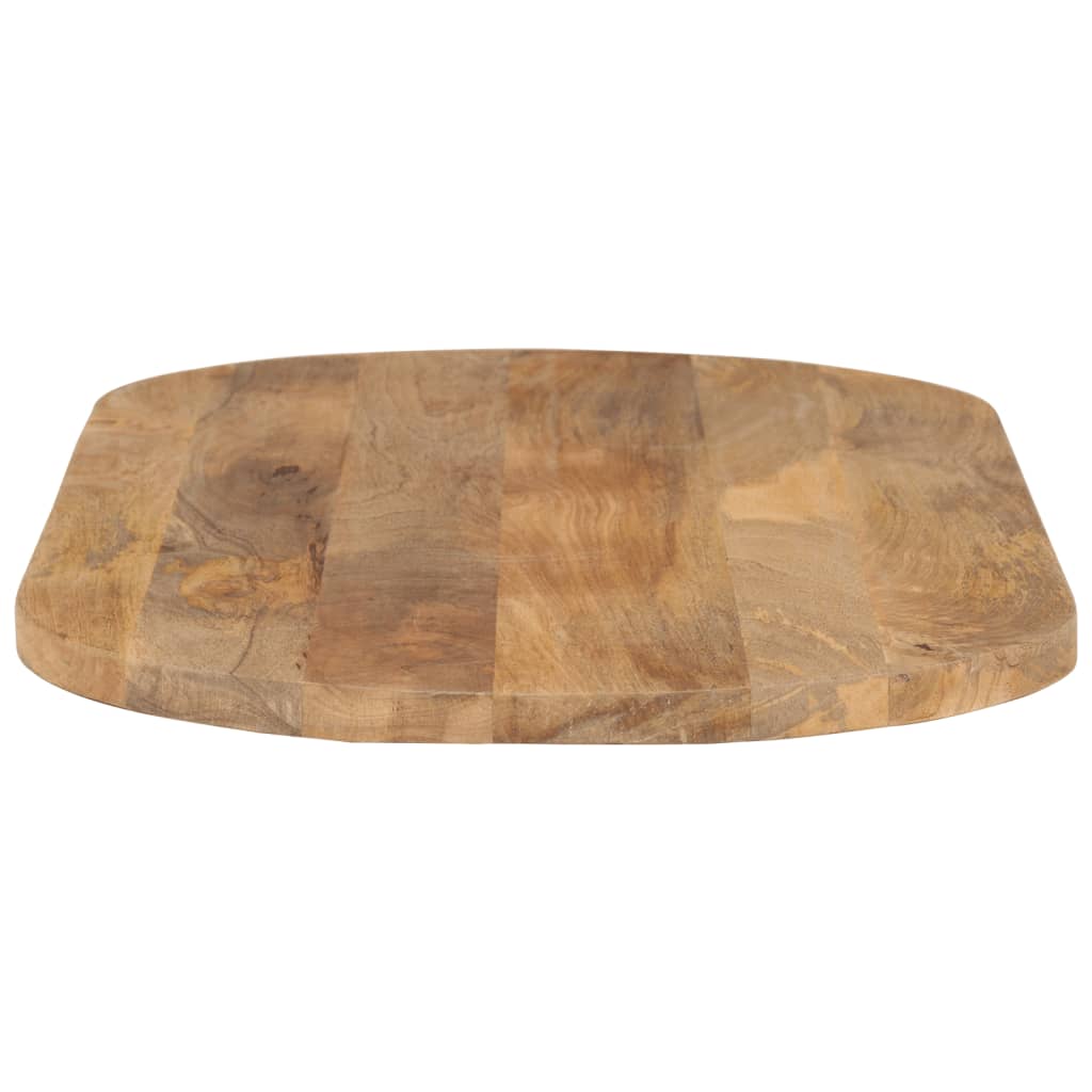 Tampo de mesa oval 120x60x3,8 cm madeira de mangueira maciça