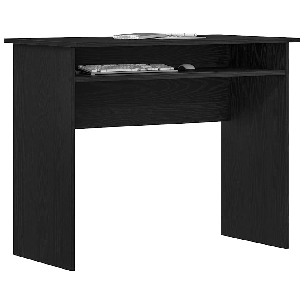 Mesa em carvalho preto, 90x50x74 cm, madeira engenheirada