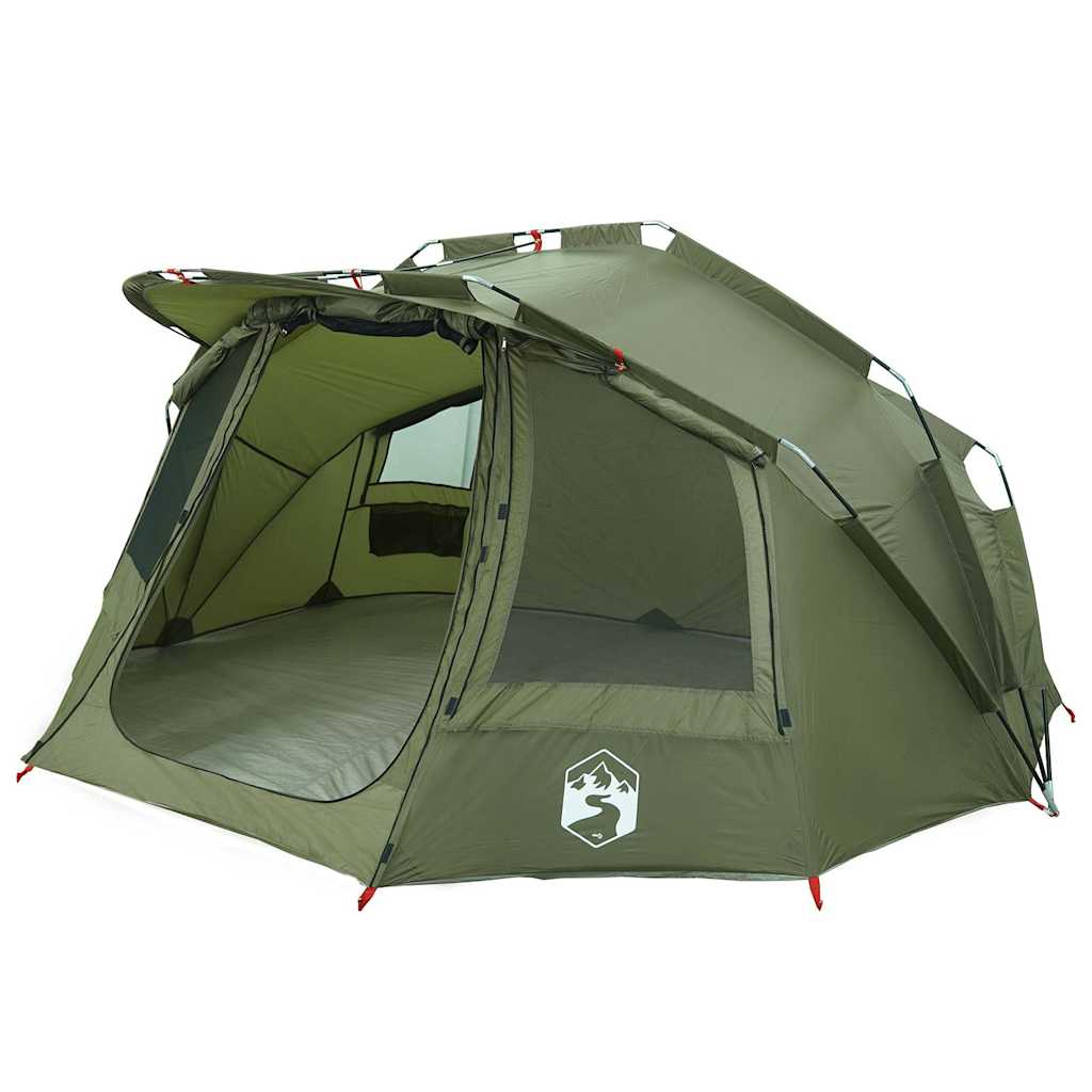 Tenda de pesca para 5 pessoas impermeável verde azeitona