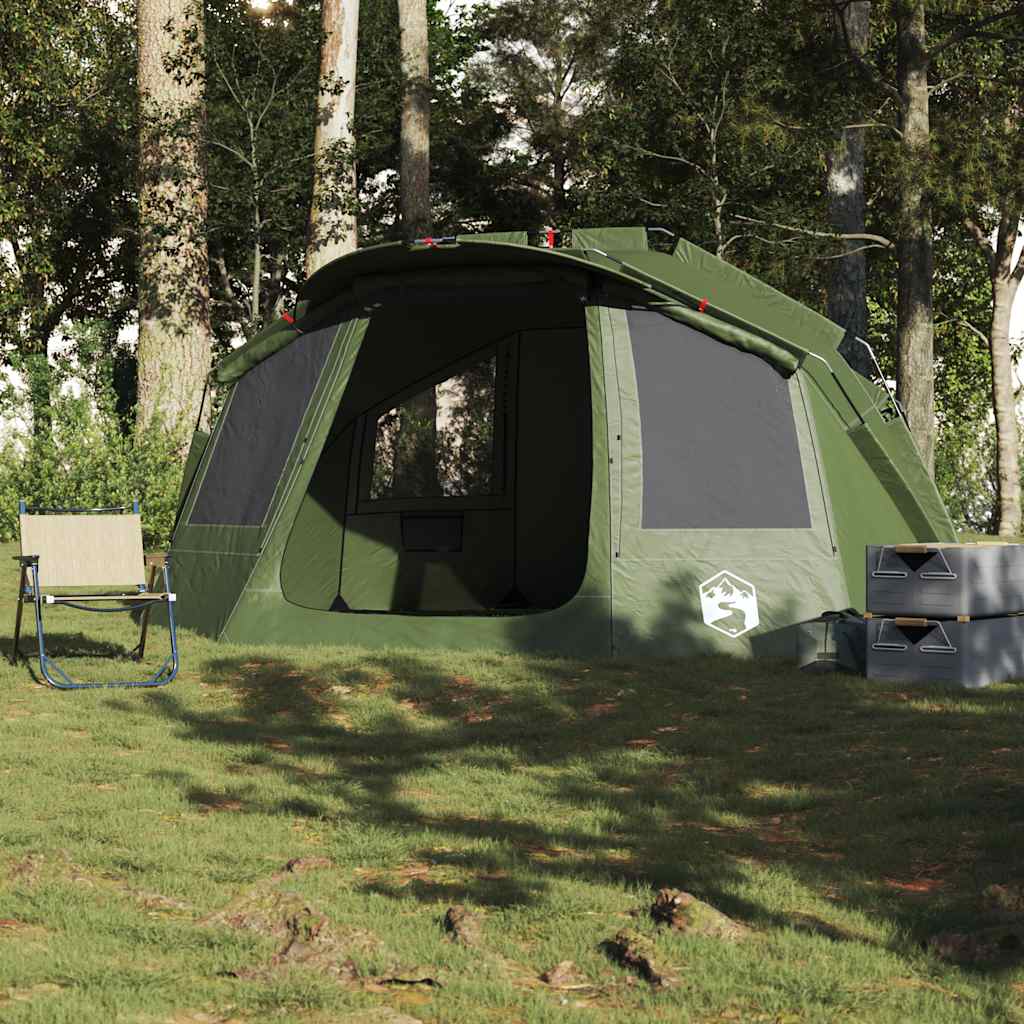 Tenda de pesca para 5 pessoas impermeável verde azeitona