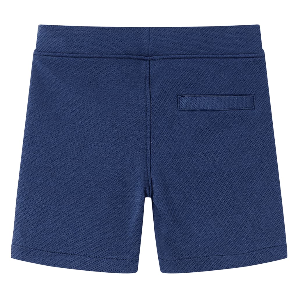 Calções de criança com cordão azul-escuro 140