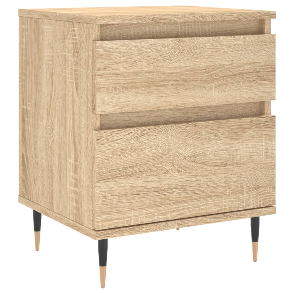 Mesa de cabeceira 40x35x50 cm derivados madeira carvalho sonoma