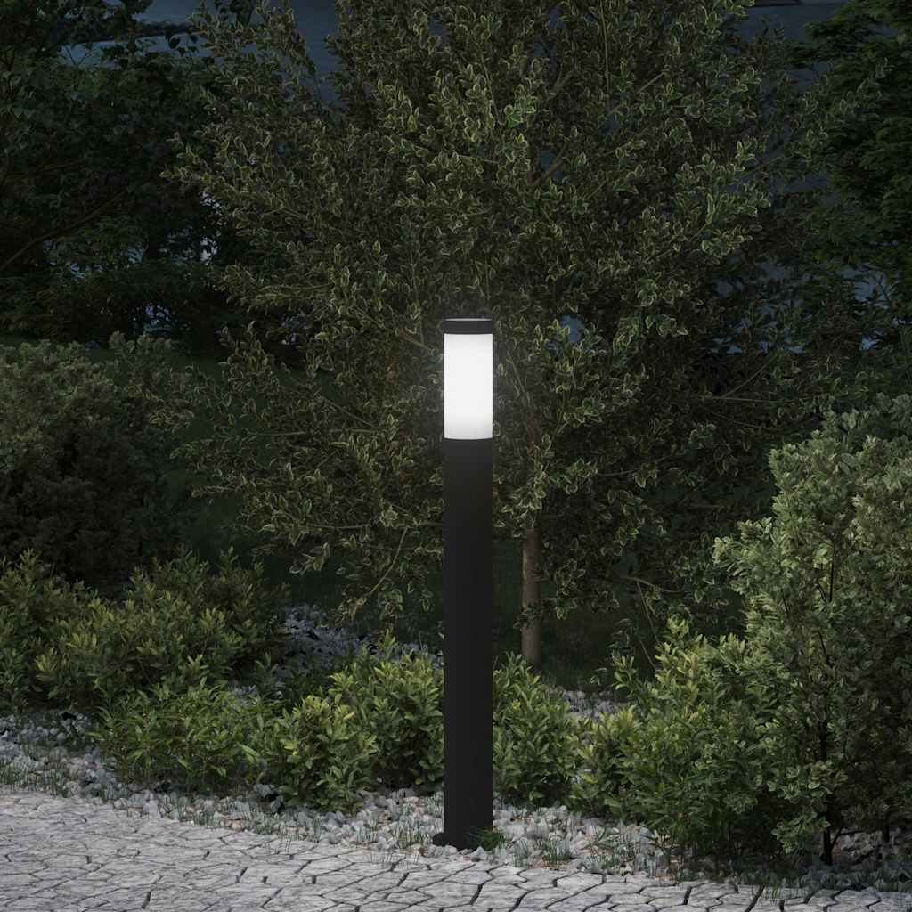 Luminária de poste 80 cm em aço inoxidável IP44