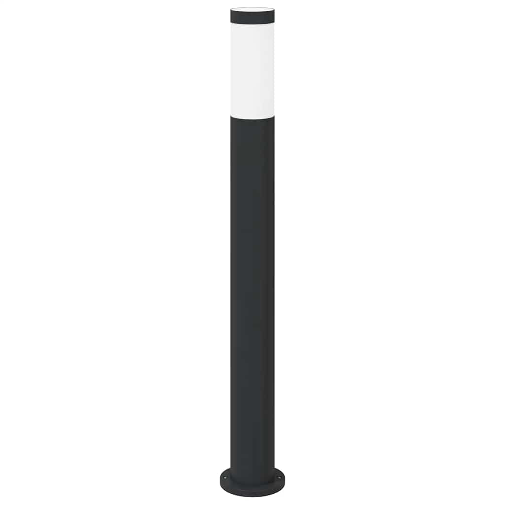 Luminária de poste 80 cm em aço inoxidável IP44