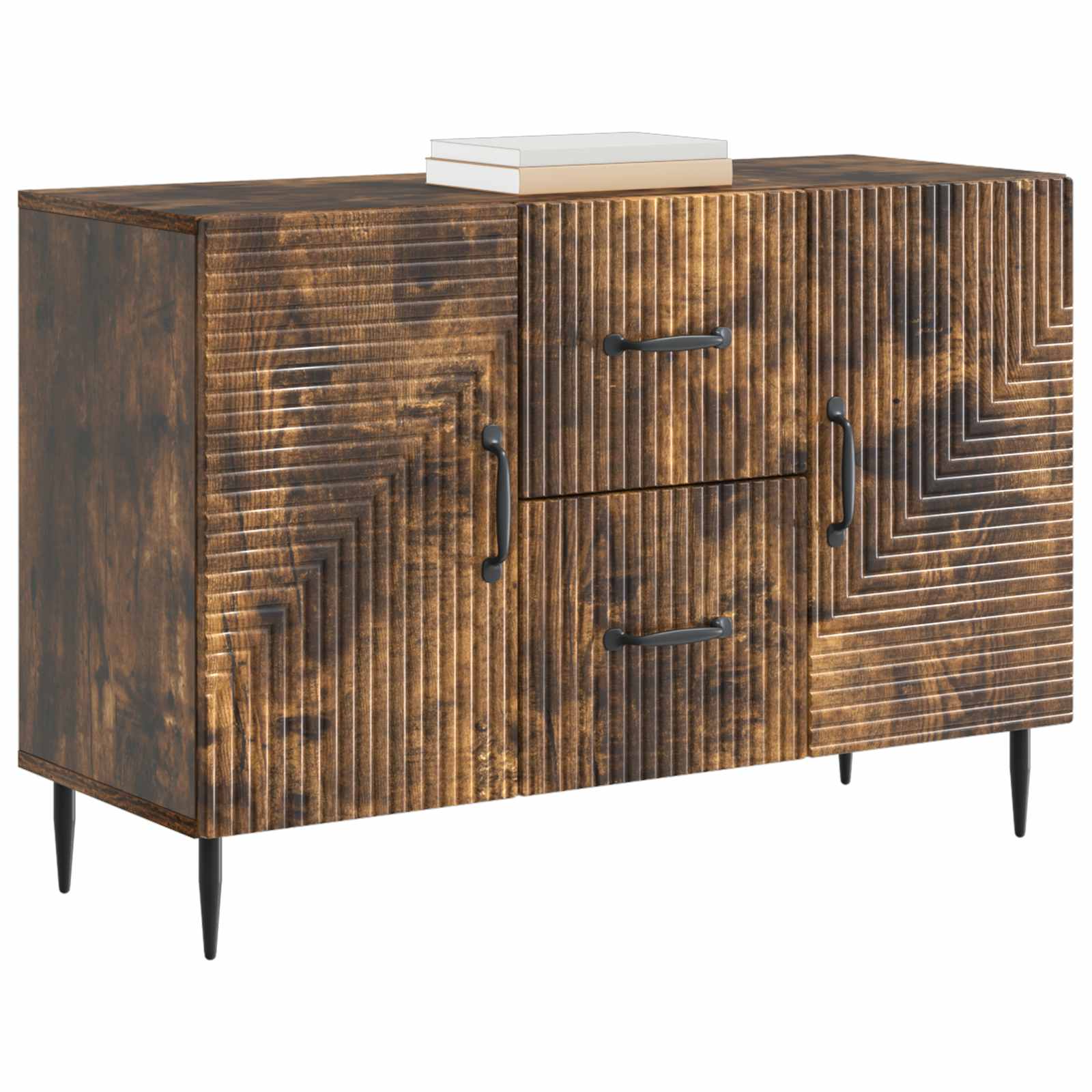 Buffet carvalho fumado 89 x 34,5 x 60 cm derivados de madeira