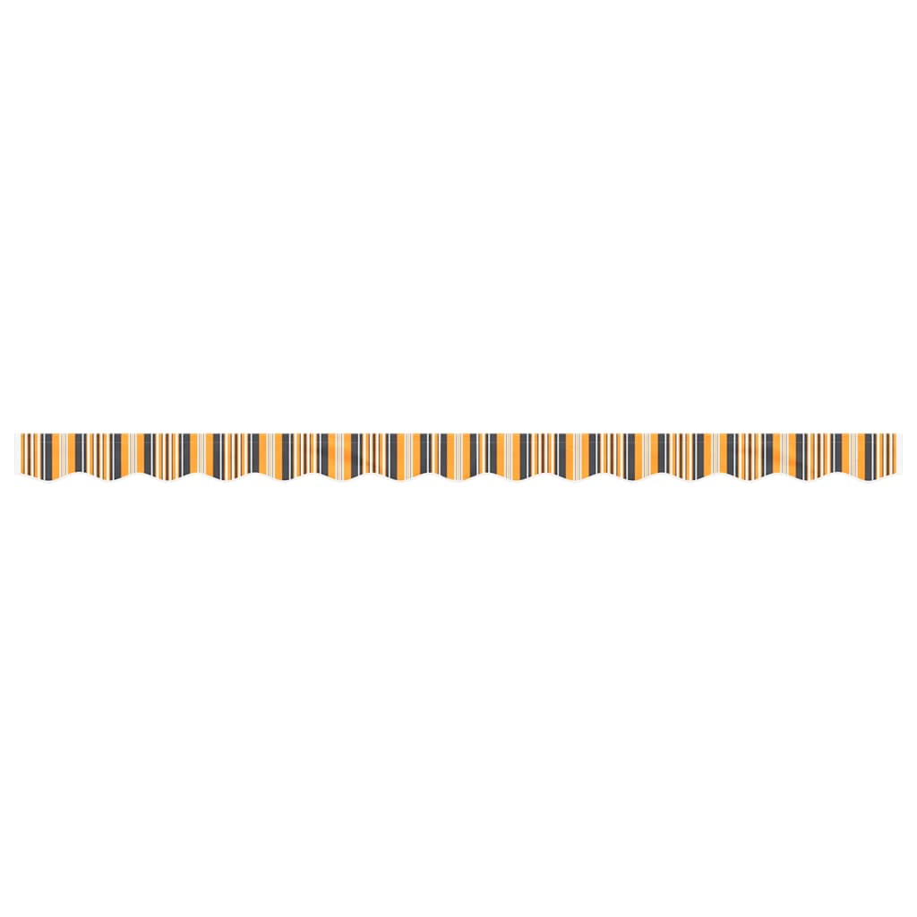 Tecido de substituição para sanefa de toldo 350 cm riscas amarelo/cinza
