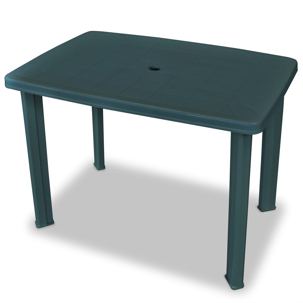 Conjunto bistrô 3 pcs plástico verde