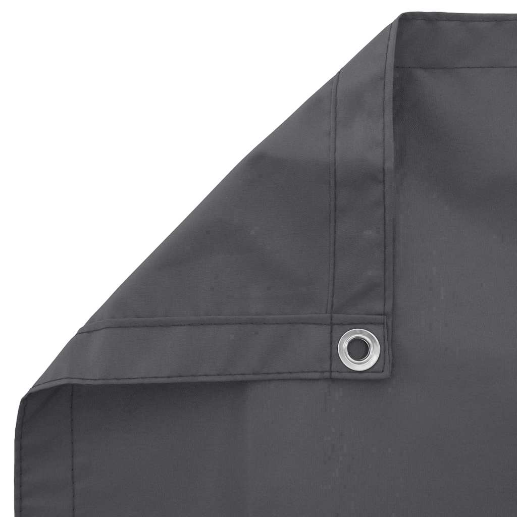 Tela de varanda 75x500 cm tecido oxford antracite