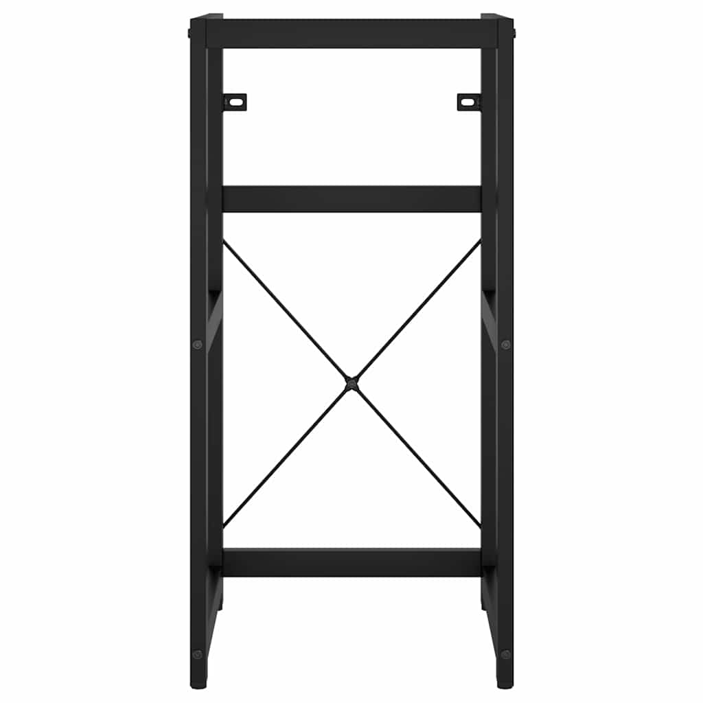 Estrutura p/ lavatório casa de banho ferro 40x38x83 cm preto