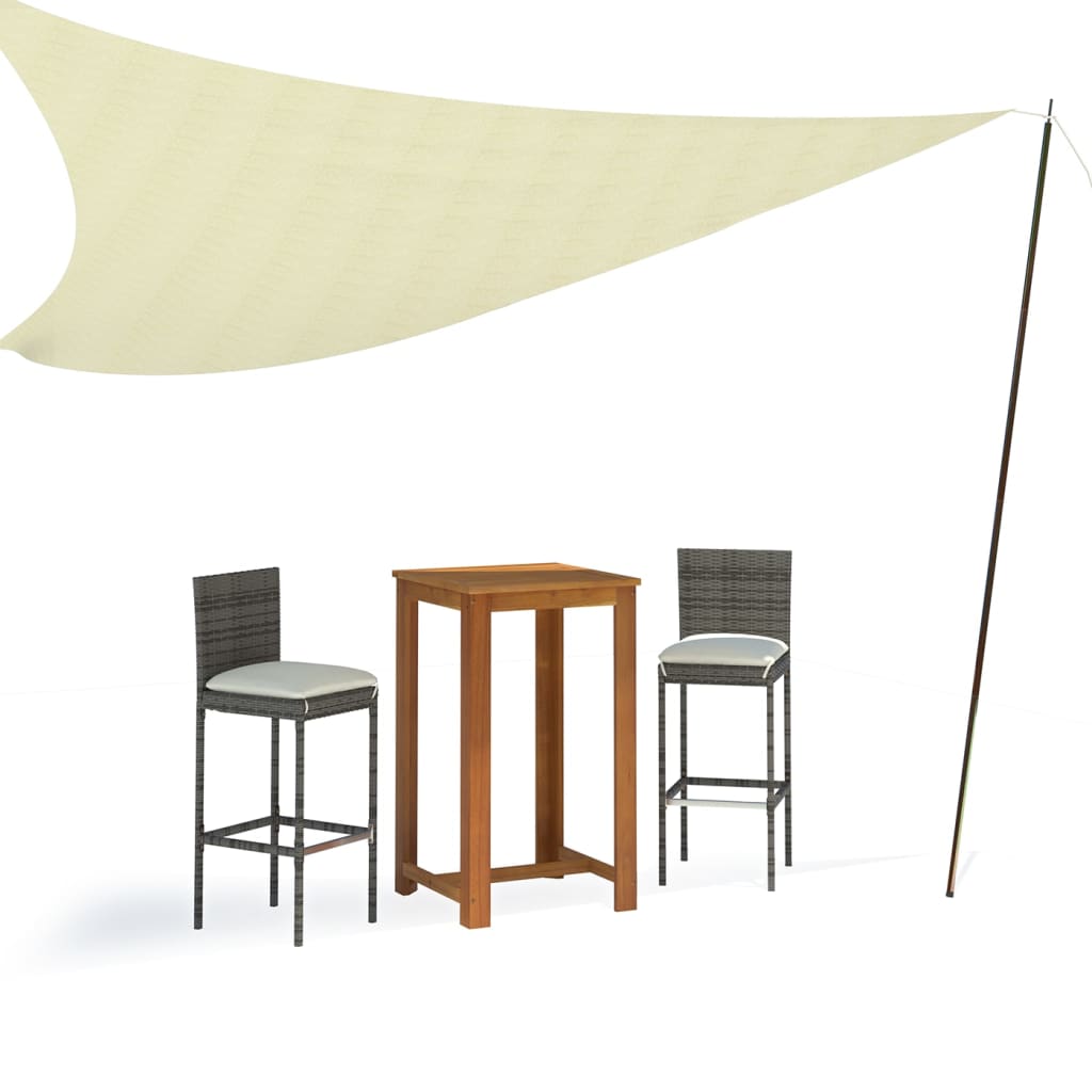 Poste para para-sol estilo vela 200 cm aço galvanizado