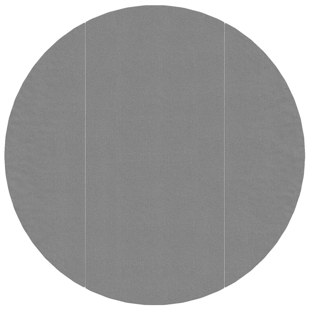 Pano para chão de piscinas ø306 cm poliéster geotêxtil cinza