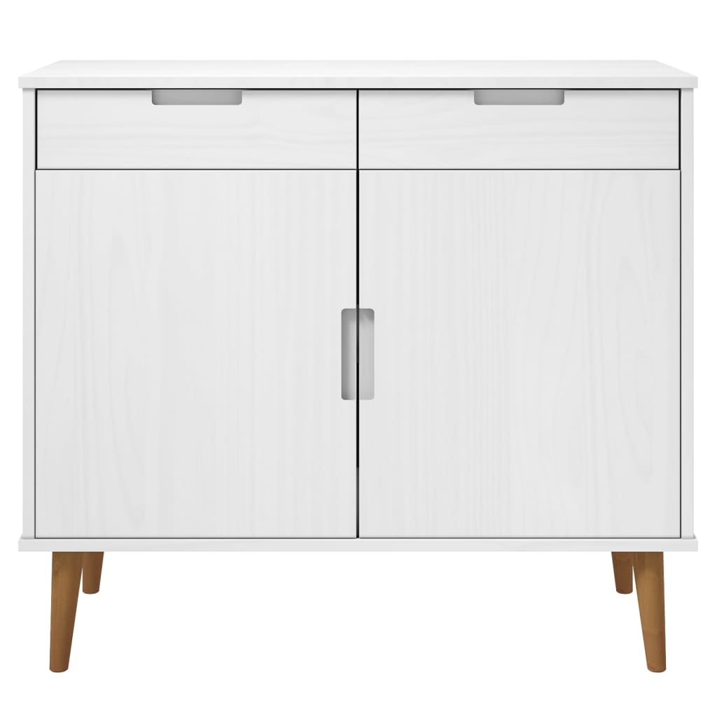 Aparador molde 90x40x80 cm pinho maciço branco