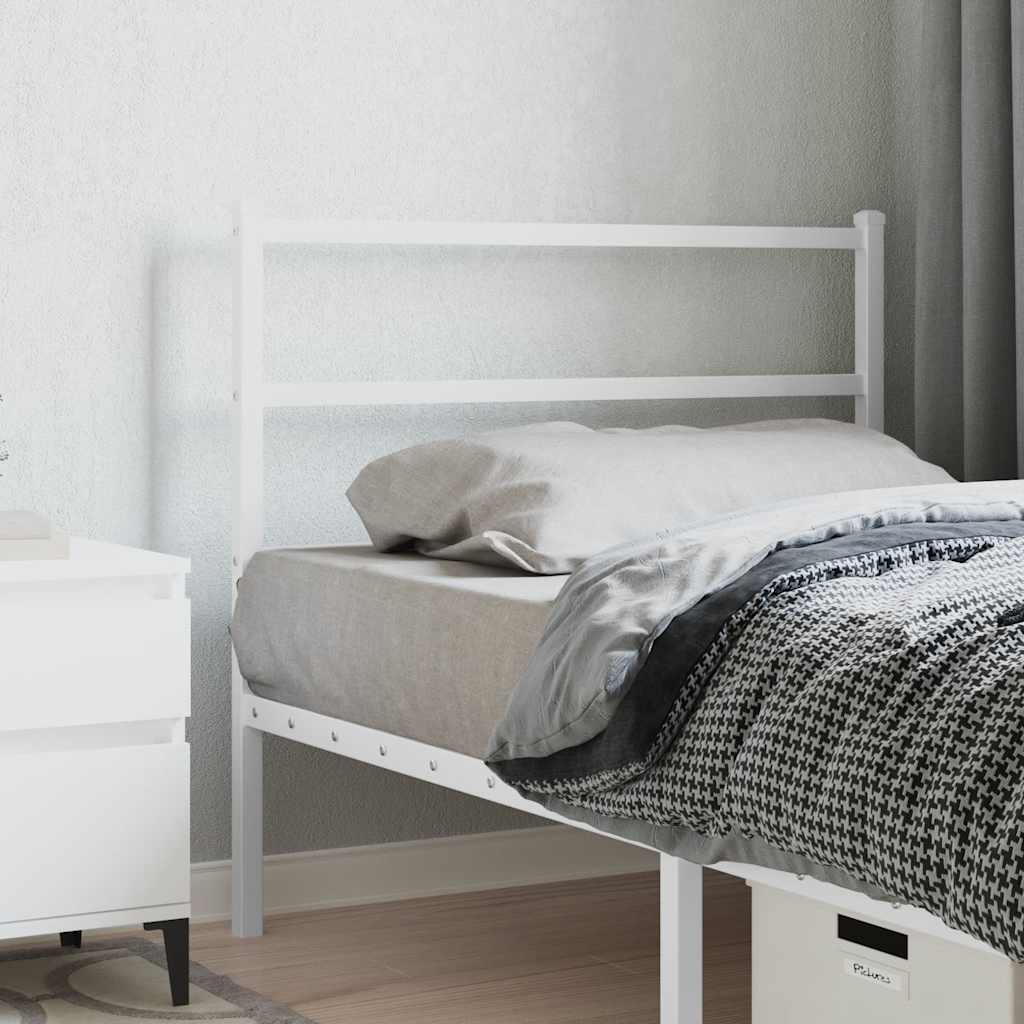 Cabeceira de substituição 107 cm metal branco