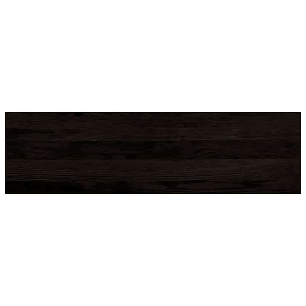 Tapetes de escada 12 pcs 90x25x2 cm carvalho castanho-preto