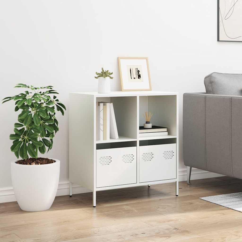 Aparador 68x39x73,5 cm aço laminado a frio branco