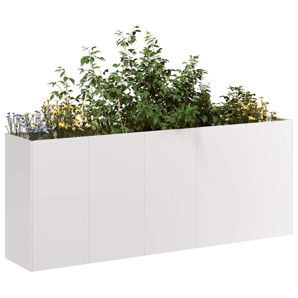 Plantador 200x40x80 cm aço inoxidável