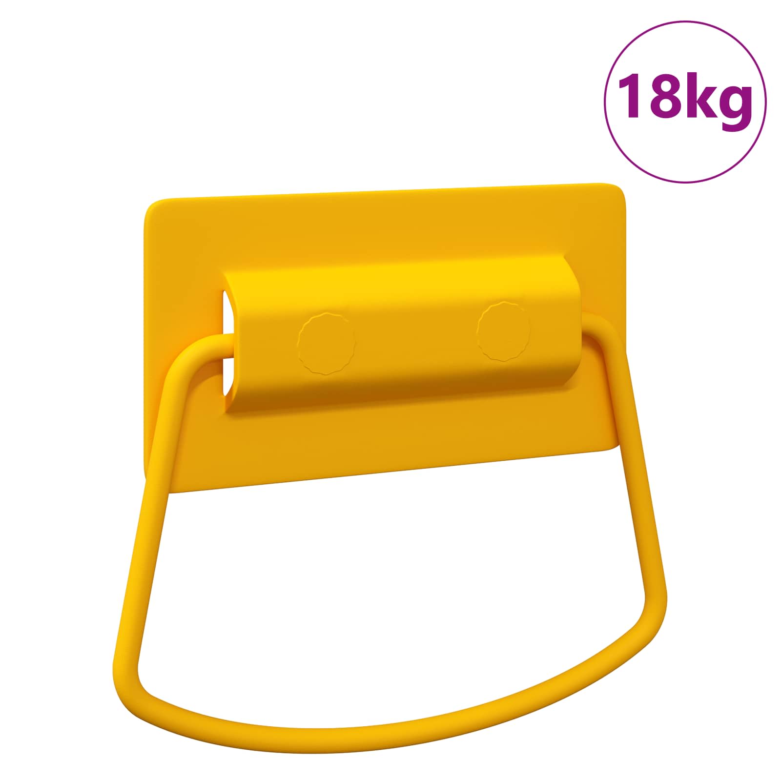 Maçanetas de armário mostarda 85 x 45 mm metal