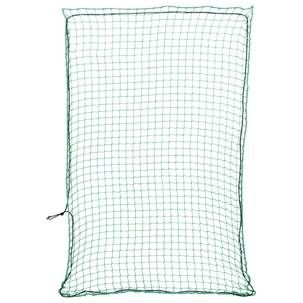 Rede para reboque com corda elástica 3,5x2,5 m PP verde
