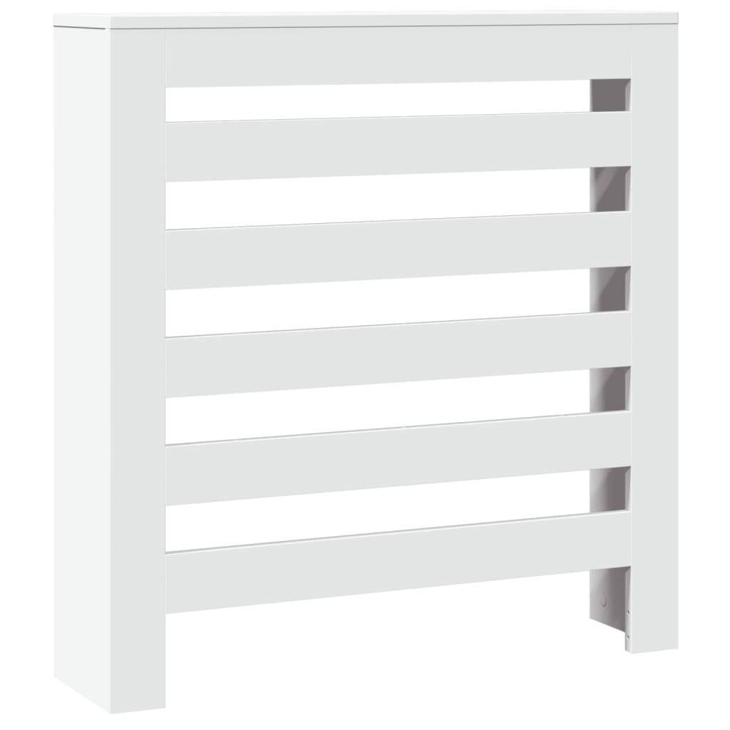 Cobertura de radiador 78x20x82 cm derivados de madeira branco