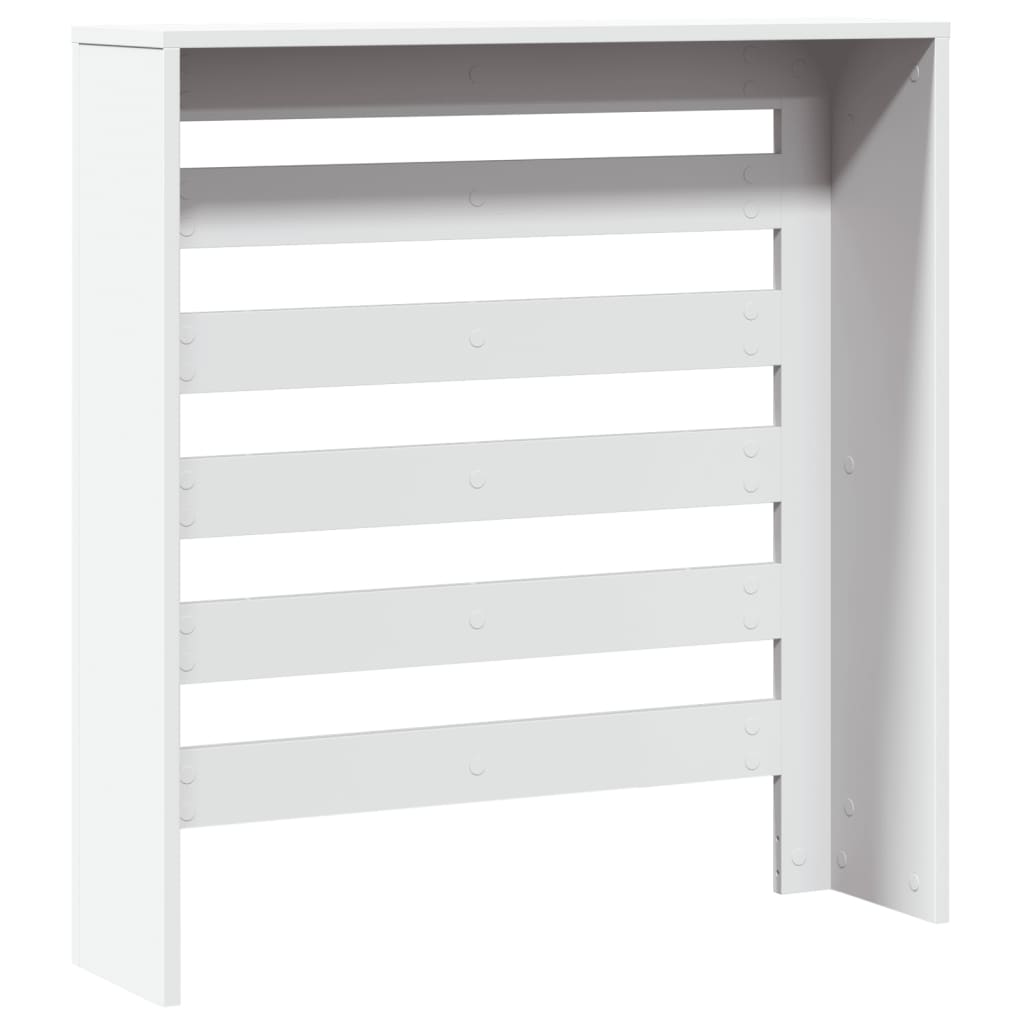 Cobertura de radiador 78x20x82 cm derivados de madeira branco