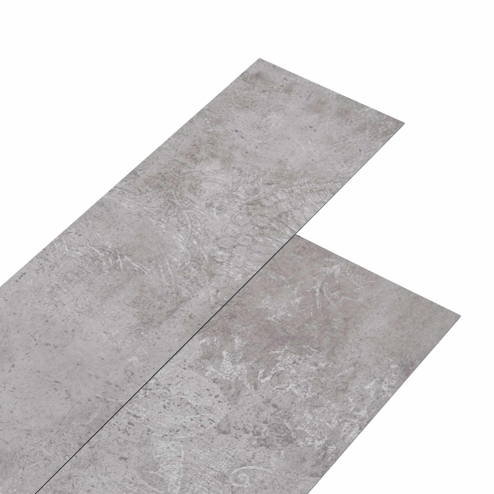 Pranchas de piso cinza terra 5,02 m² 36 unid. PVC