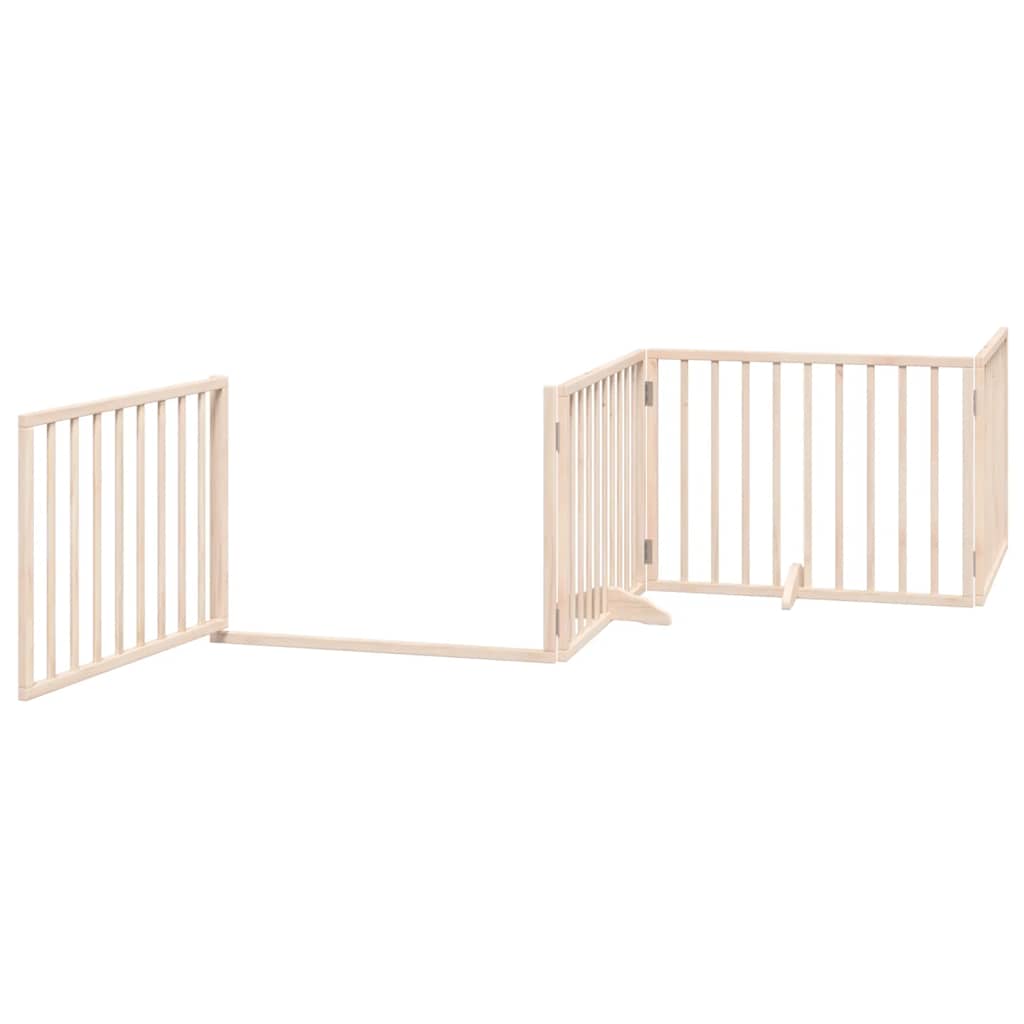 Portão para cães com porta dobrável 6 painéis 480 cm álamo