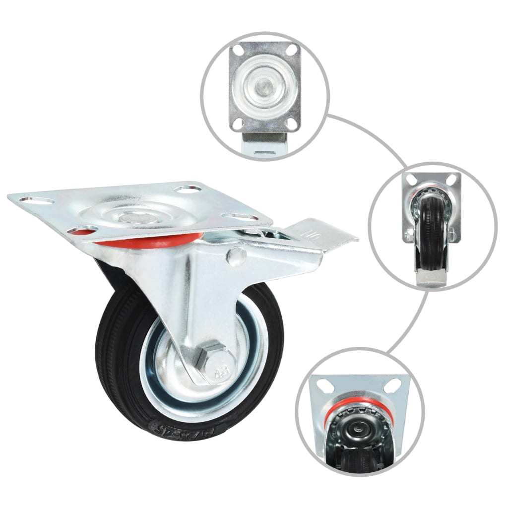 12 Pcs rodas 75 mm