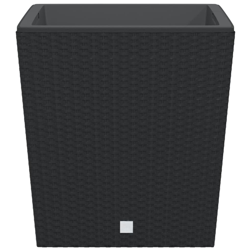 Vaso com interior removível 37 / 64 l vime PP antracite