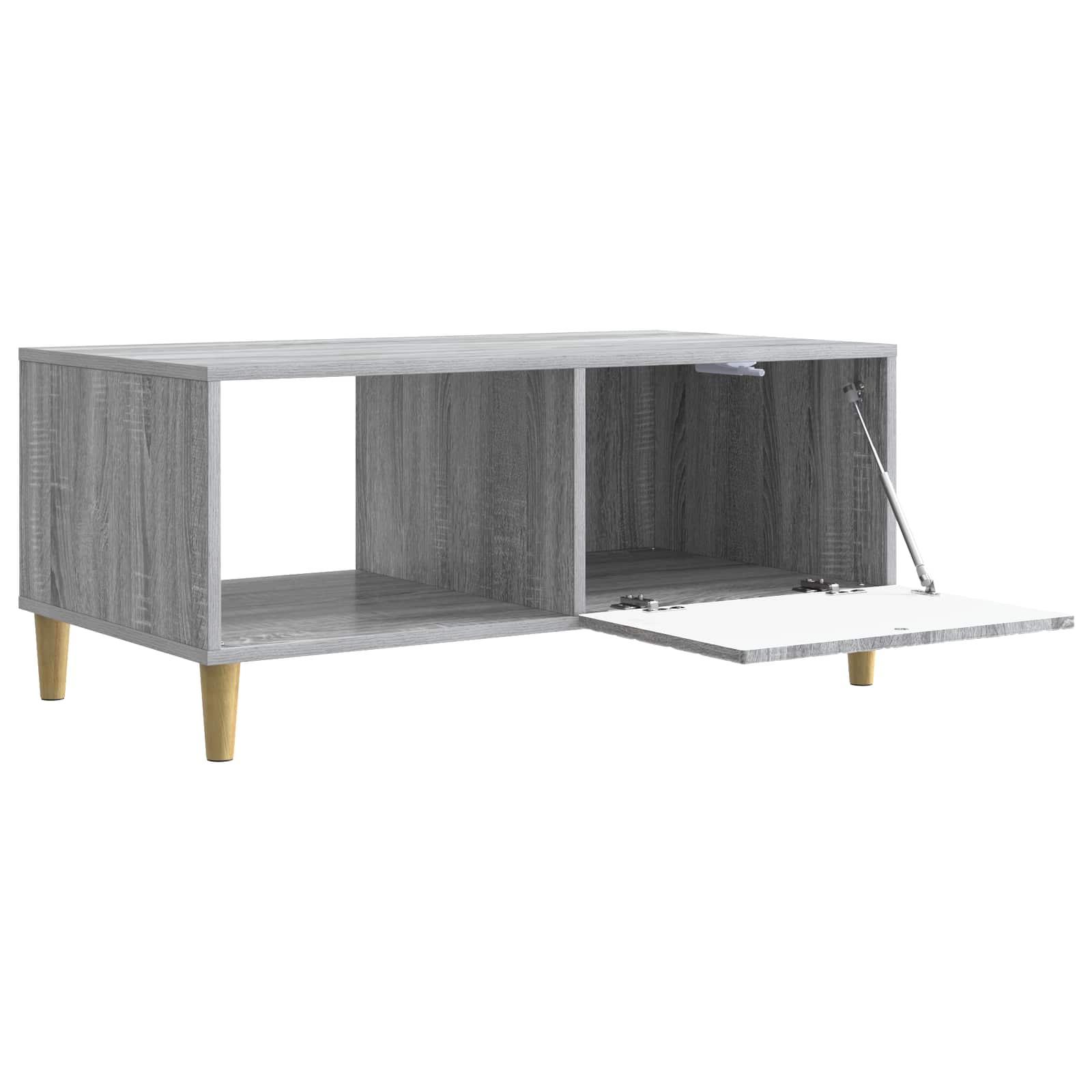 Mesa de centro sonoma cinzento 90 x 50 x 40 cm