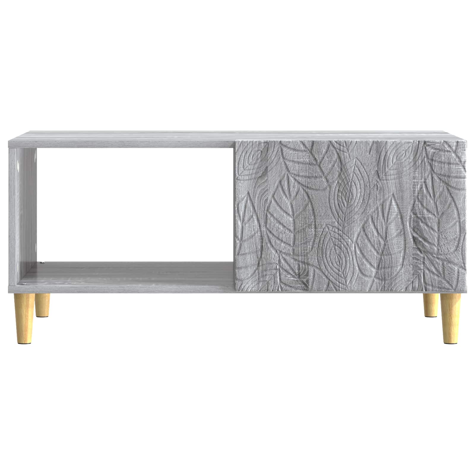 Mesa de centro sonoma cinzento 90 x 50 x 40 cm