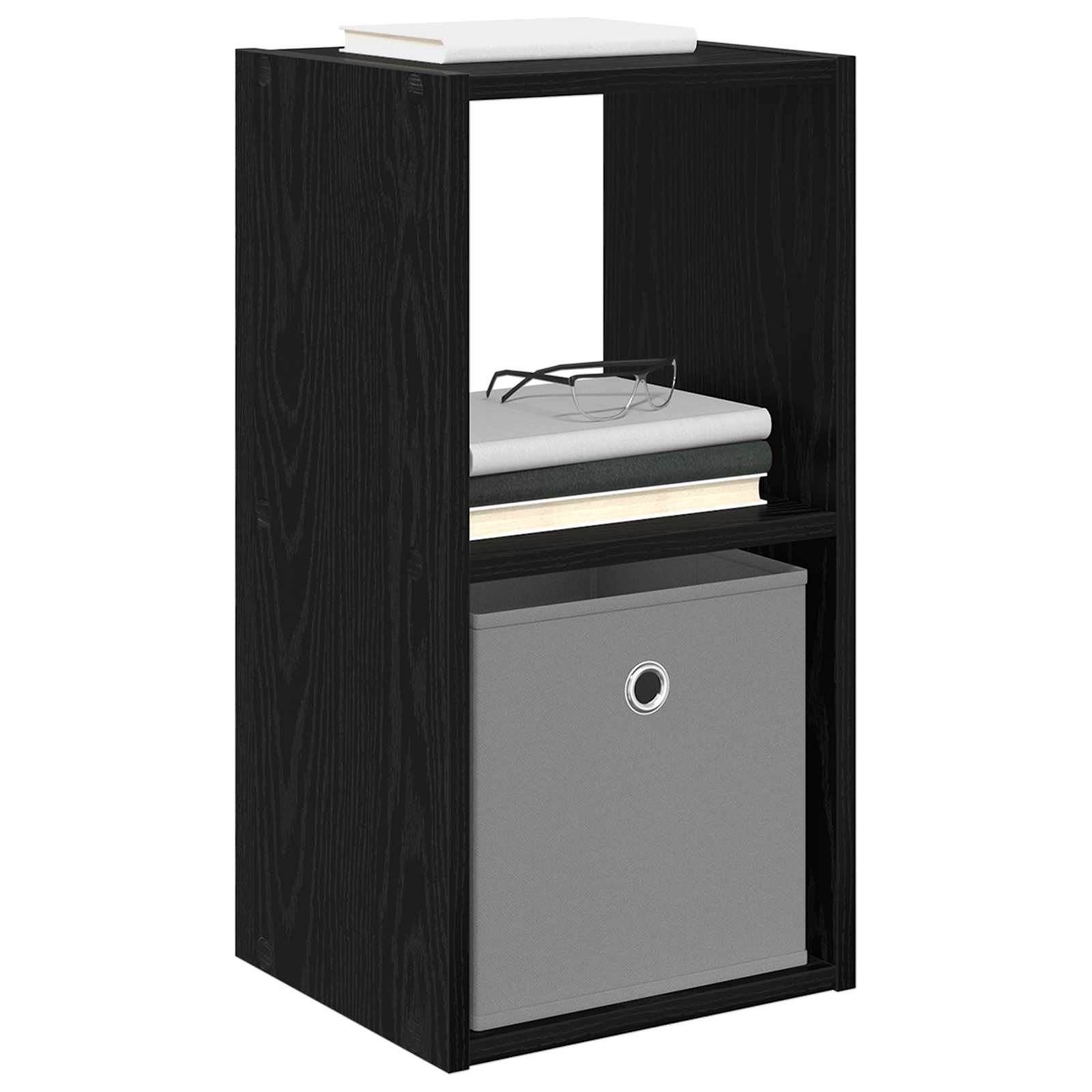 Mesa-de-cabeceira carvalho preto 30,5 x 27 x 59,5 cm