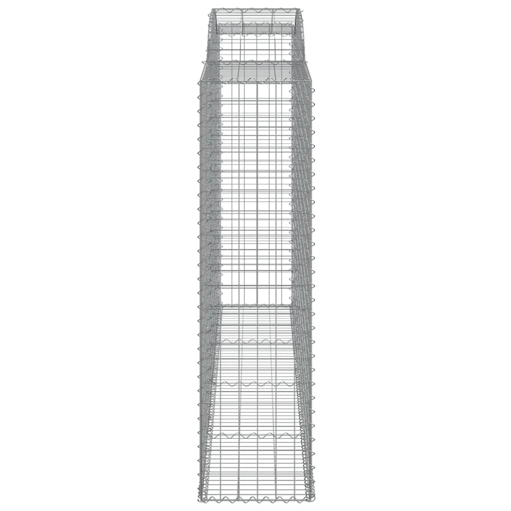 Cesto gabião arqueado 300x50x180/200 cm ferro galvanizado