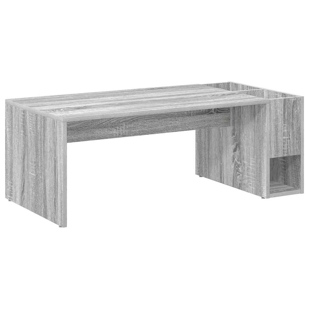 Mesa de centro cinza sonoma 101,5 x 50 x 37 cm