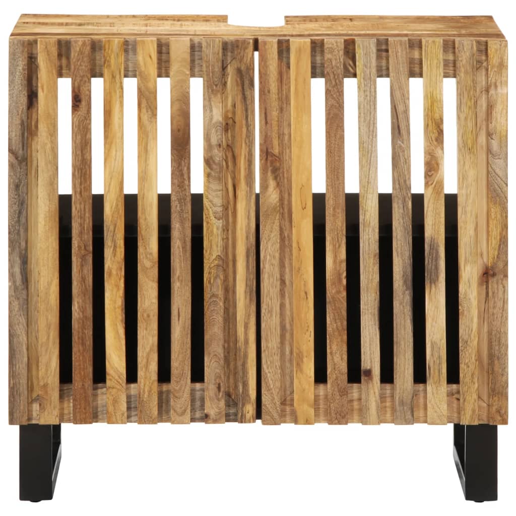 Armário para lavatório 62x34x58 cm mangueira maciça áspera