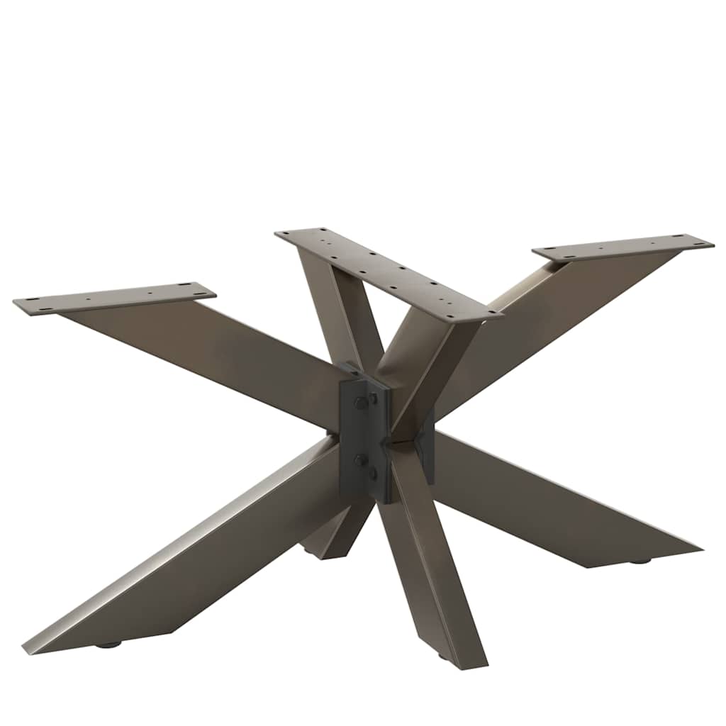 Pé de mesa de centro em formato de aranha, preto, 98x58x(42-43) cm, aço