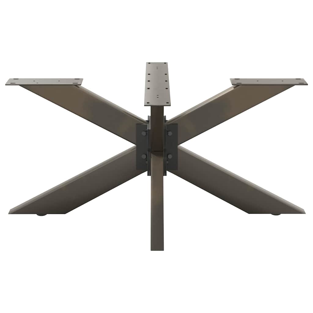 Pé de mesa de centro em formato de aranha, preto, 98x58x(42-43) cm, aço