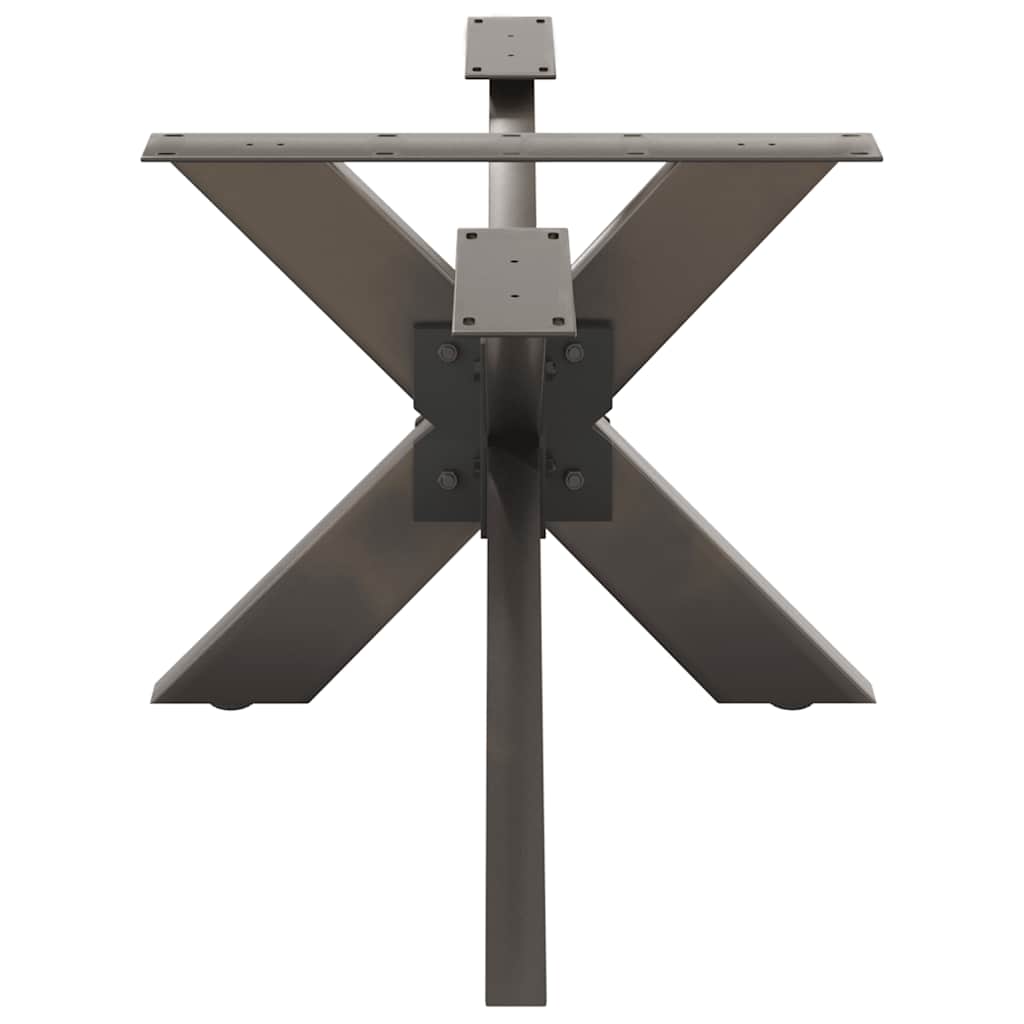 Pé de mesa de centro em formato de aranha, preto, 98x58x(42-43) cm, aço