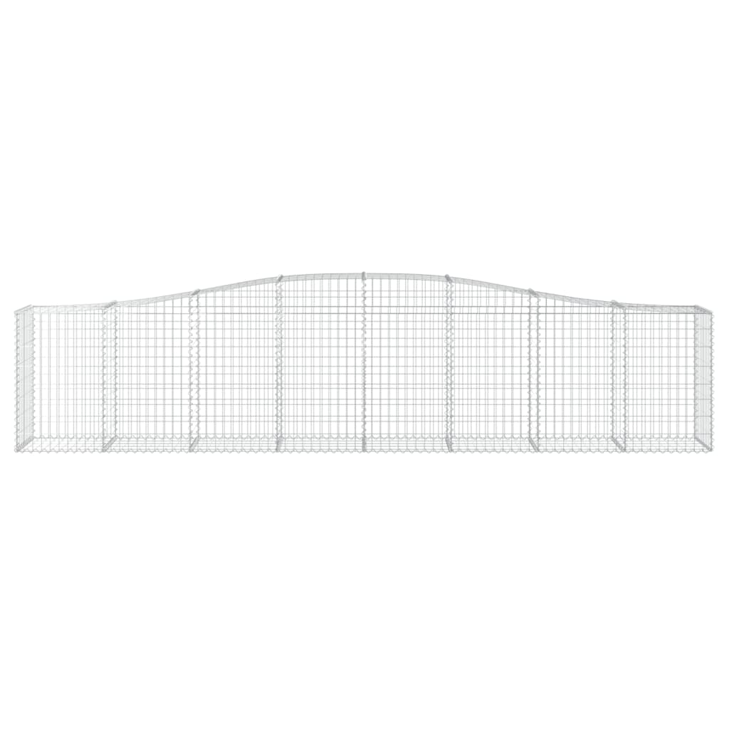 Cestos gabião arqueados 25pcs 400x50x80/100cm ferro galvanizado