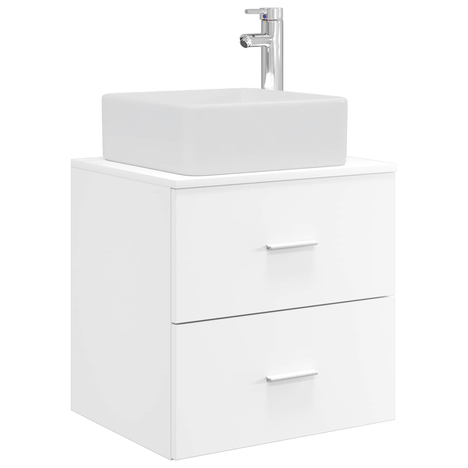 Vaidade com pia suspensa branco 49,5 x 41 x 63 cm