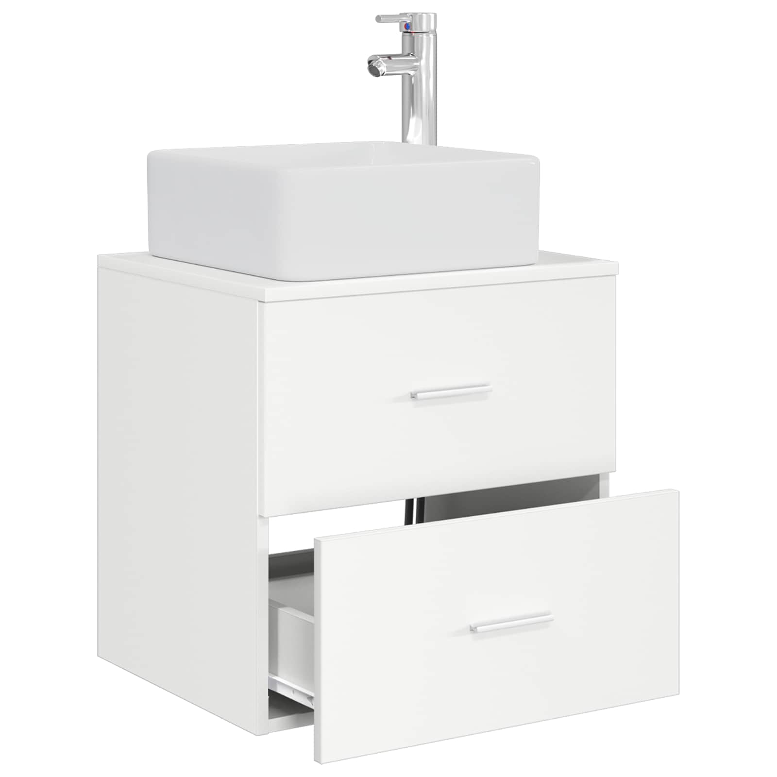 Vaidade com pia suspensa branco 49,5 x 41 x 63 cm
