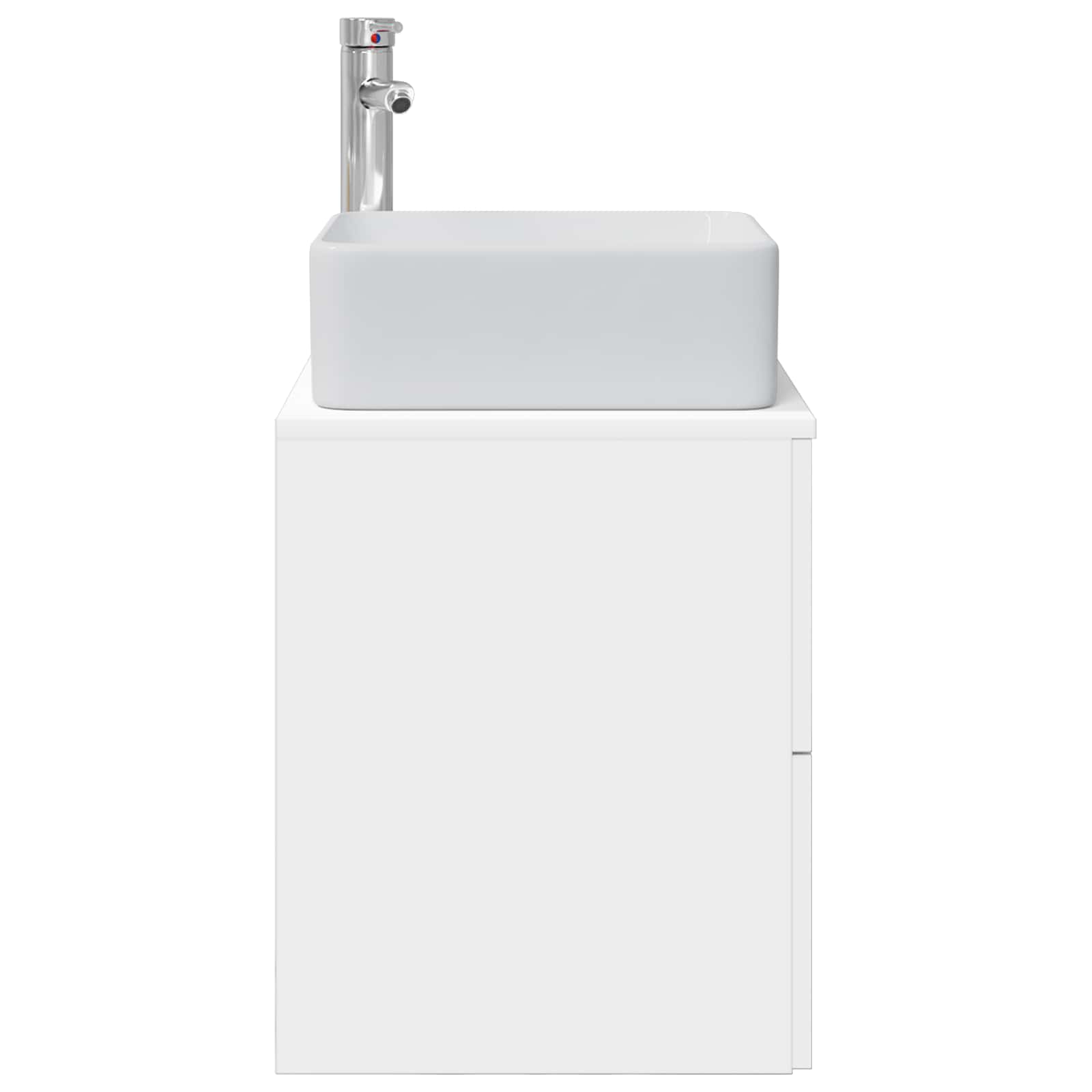 Vaidade com pia suspensa branco 49,5 x 41 x 63 cm