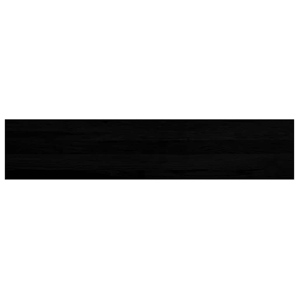 Tapetes de escada 8 pcs 120x30x2 cm carvalho castanho-preto