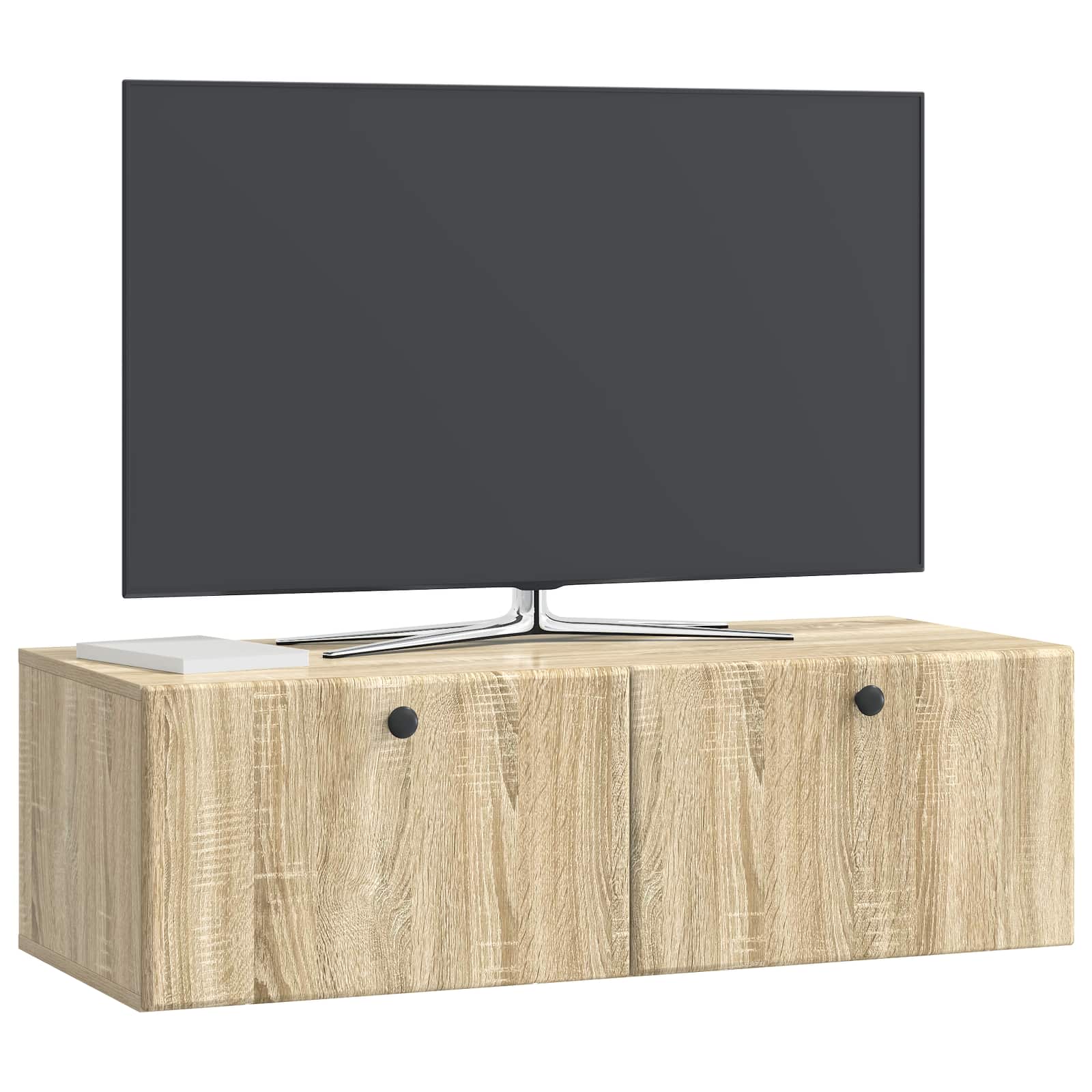 Gabinete de TV de parede 98 x 41 x 30 cm carvalho sonoma