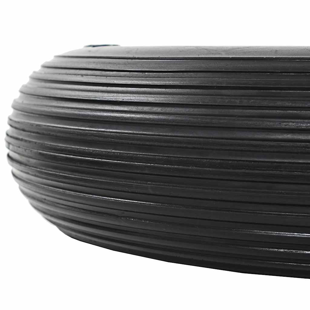 Rodas carrinho de mão c/ eixos 2 pcs pu sólido 4.00-8 390 mm