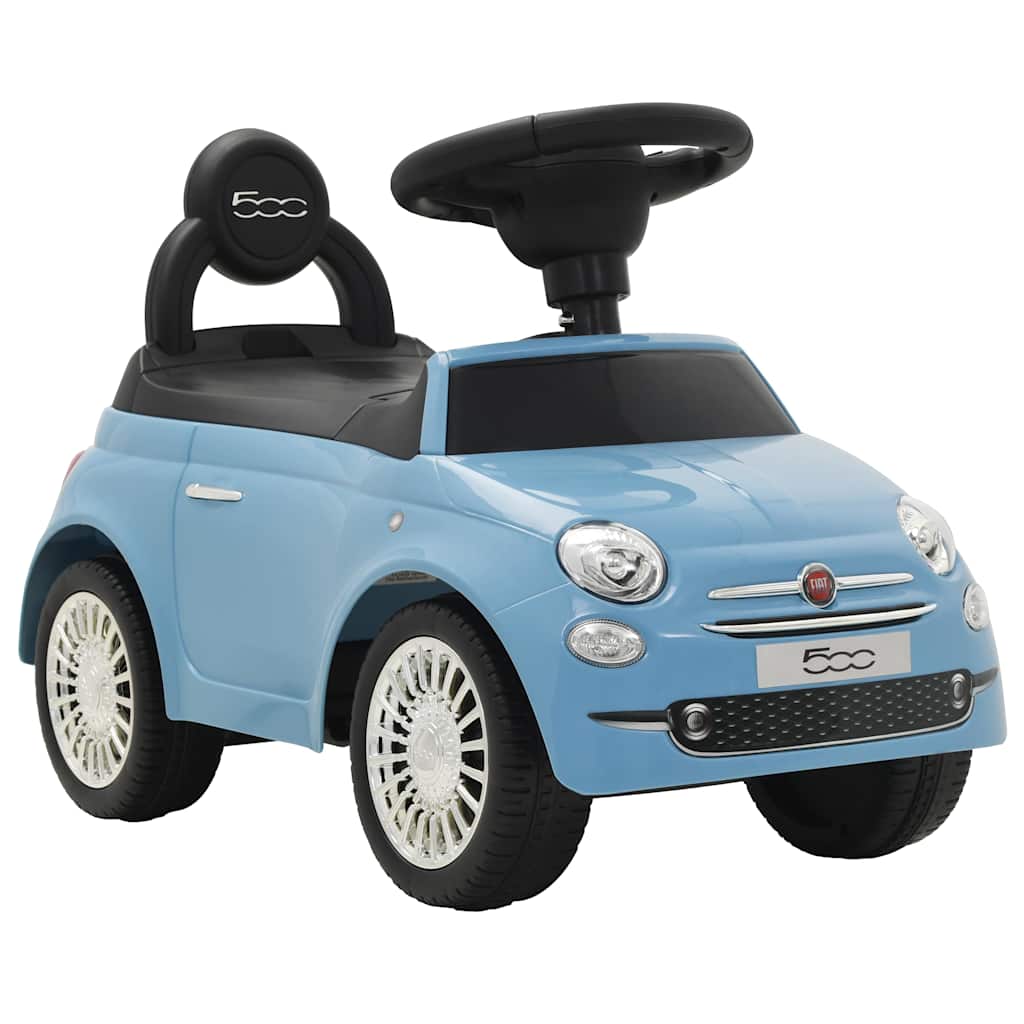 Carro de passeio fiat 500 azul