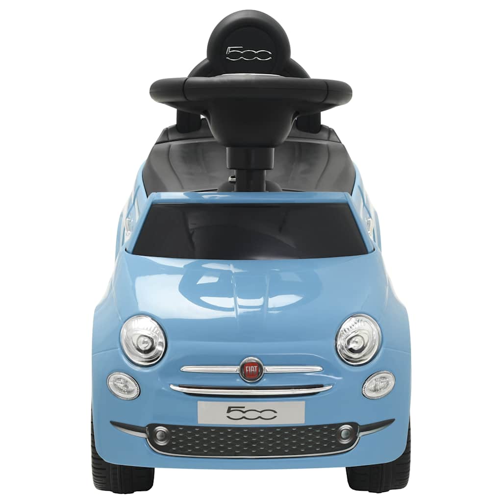 Carro de passeio fiat 500 azul