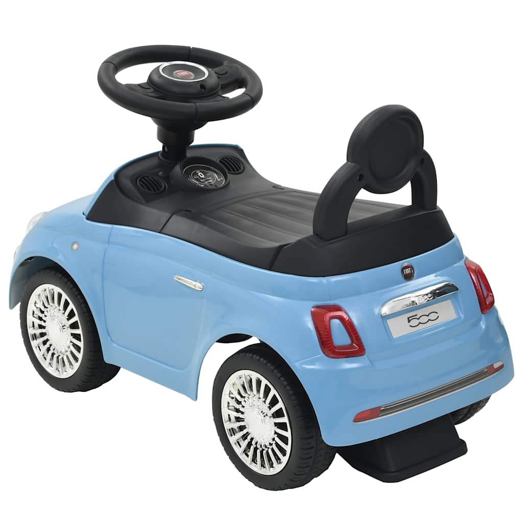 Carro de passeio fiat 500 azul