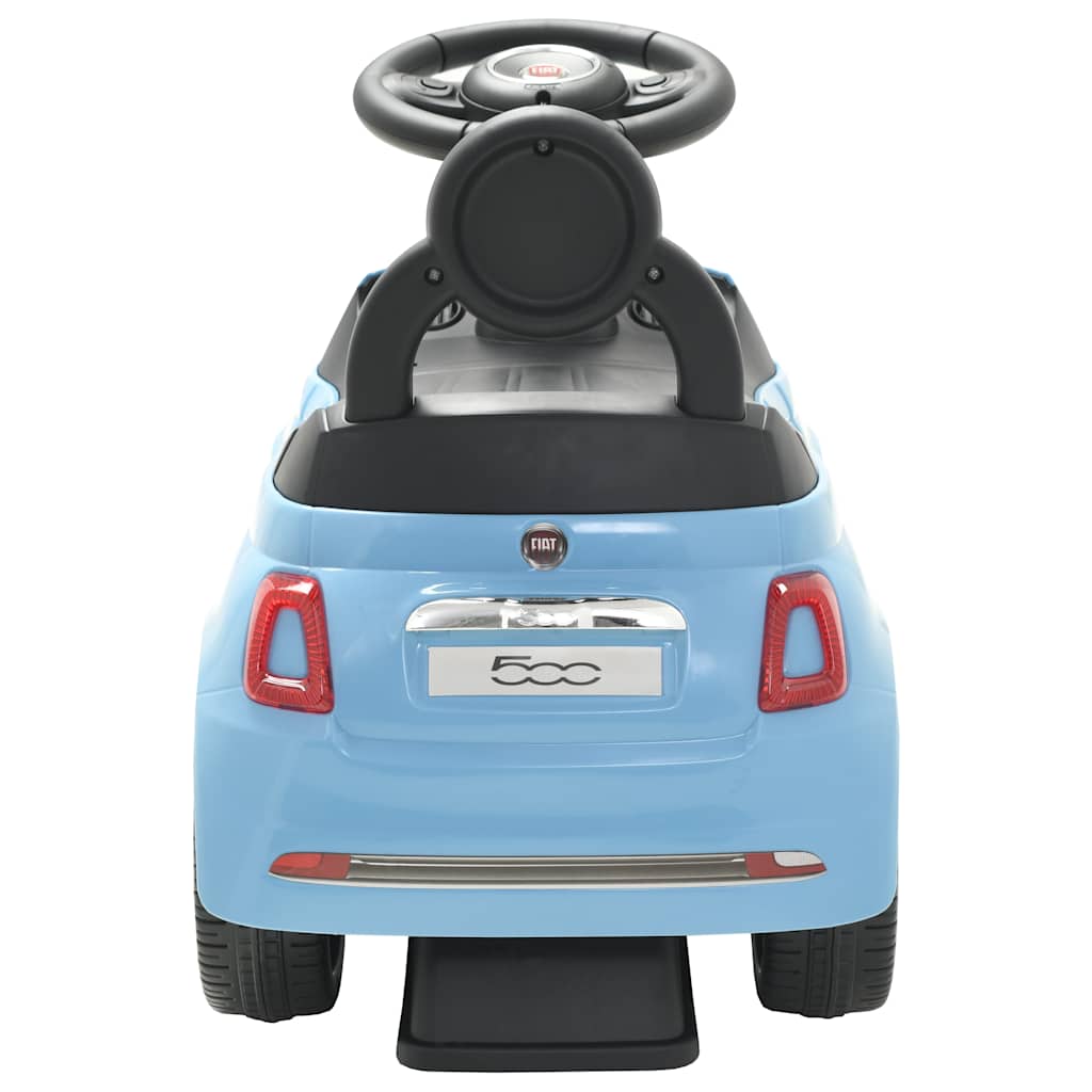 Carro de passeio fiat 500 azul