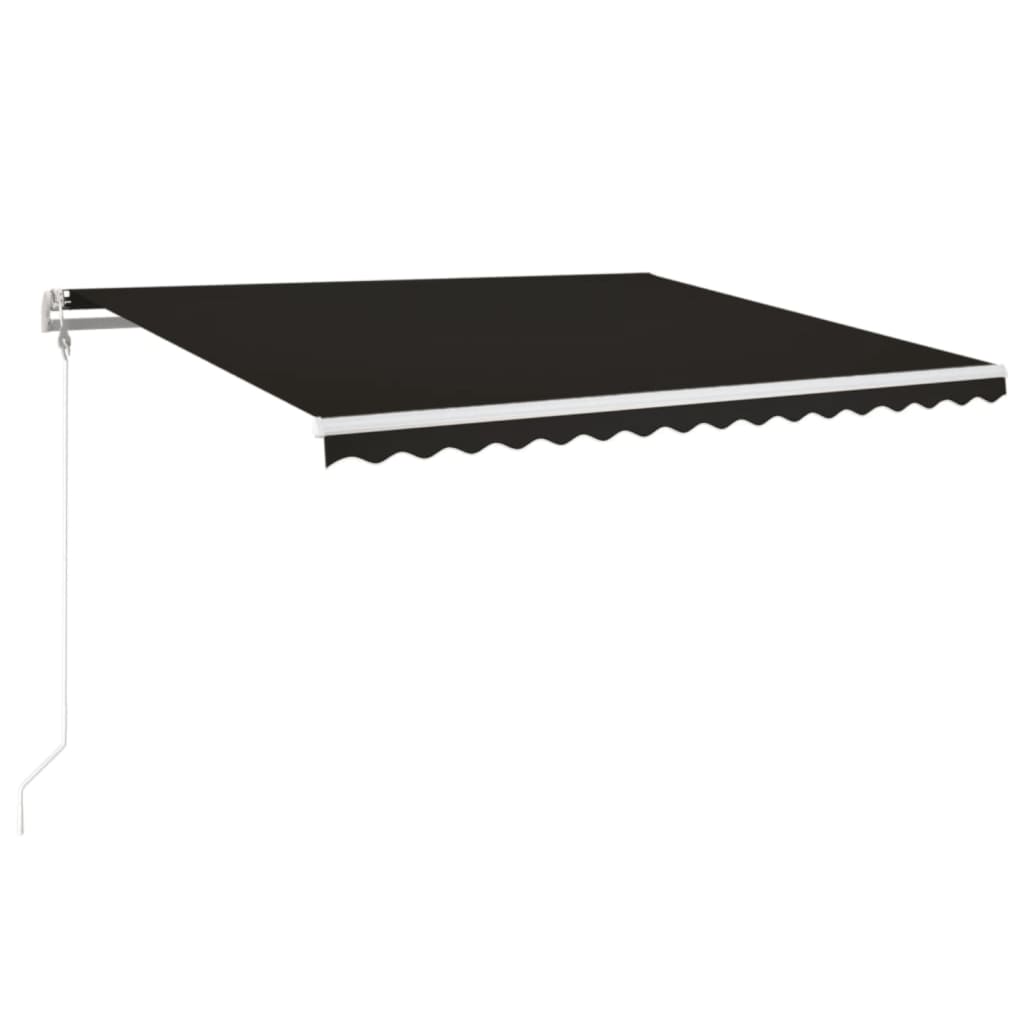 Toldo retrátil automático 450x350 cm antracite